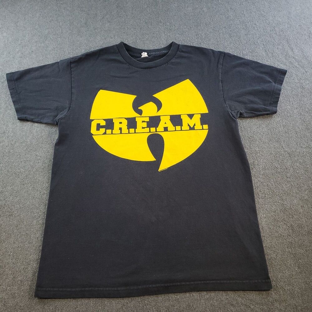 Vintage Optima WU-Tang T-Shirt Short Sleeve Size Medium Black - Picture 12 of 16